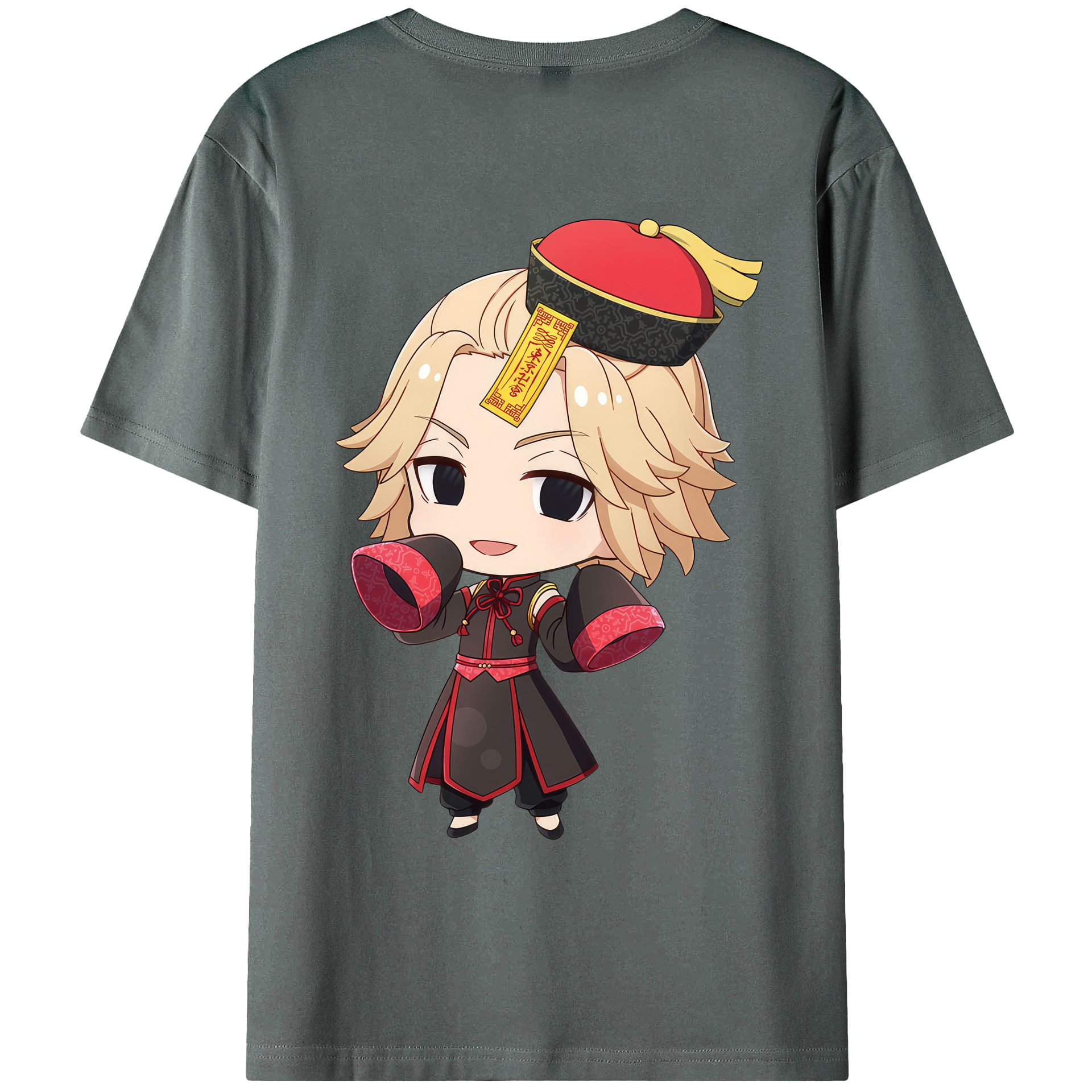 （画像用） 東京リベンジャーズ Tokyo Revengers 綿100％ メンズ半袖Tシャツ（バックプリント） 通気性